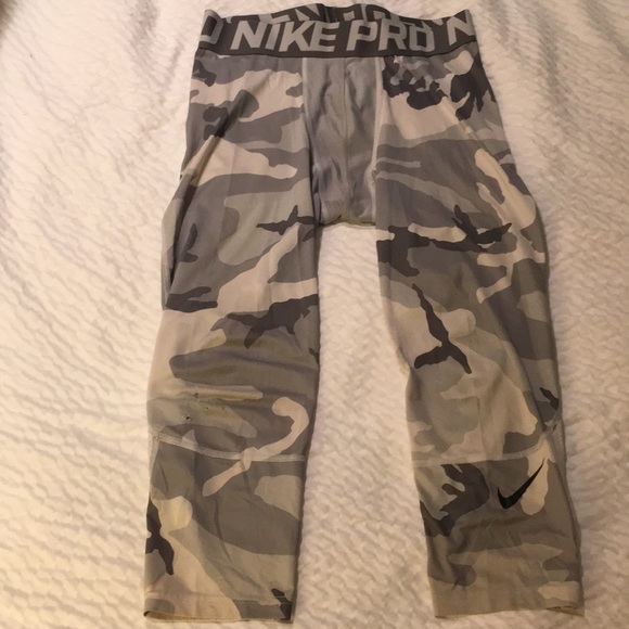 nike camo compression pants